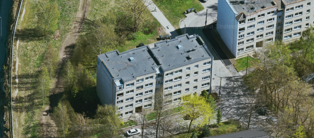 Paepargi lähedane 5-e kordne elumaja. Pallasti tn 47